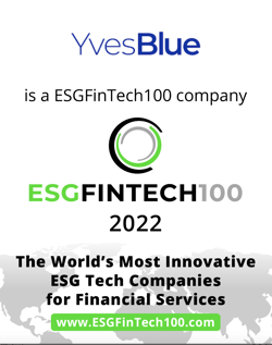 ESG FinTech 100 Award 2022- The world's most innovative ESG tech companies for financial services